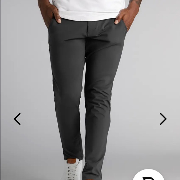 Bylt Men’s Premium Basics Stretch Knit Everyday Pant 2.0 In Dark Charcoal Size L - Picture 1 of 16